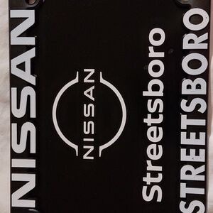 Nissan License Plate Frame With Insert Streetsboro Ohio Unused Rare Import Dealr
